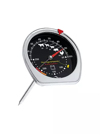 KÜCHENPROFI | Ofen- / Bratenthermometer 14cm Schwarz | 